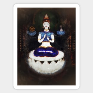 Akasadhatesvari - the Queen of Vajra Space Sticker